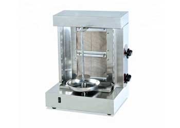 Dual-Burner Gas Shawarma Machine